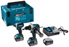 Makita combiset (klop)boren/(slag)schroeven - DLX2418TJ - 18 V - 3x5,0 Ah accu en snellader - in Mbox