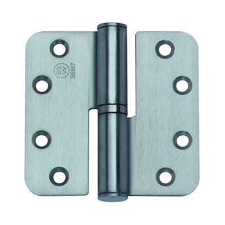 BSW kogelstiftpaumelle - BB 807 GV RD - 89x89x3 mm - draairichting 2 - afgeronde hoeken - gegalvaniseerd
