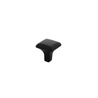 Intersteel meubelknop - vierkant - 25x25 mm - mat zwart