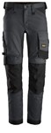 Snickers Workwear 6341 Stretch Werkbroek grijs/zwart - maat 44