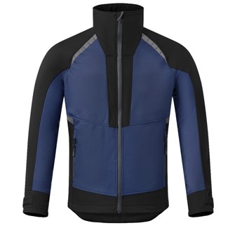 HAVEP 50531 Revolve softshell jas blauw / zwart - maat M