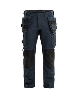 Blåkläder 1750 werkbroek stretch blauw/zwart maat 52