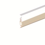 Ellen opbouw tochtprofiel - max. kier 13mm - Elro XL - 300 cm - wit aluminium 