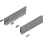 Blum MERIVOBOX zijkant M-hoogte, R+L, 350mm Kleur: indium grijs
