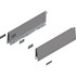 Blum MERIVOBOX zijkant M-hoogte, R+L, 350mm Kleur: indium grijs