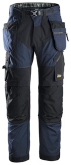 Snickers Workwear werkbroek - met holsterzakken - FlexiWork - 6902 - donkerblauw - maat 58