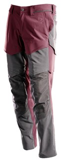 MASCOT Customized Broek kniezak - 22379-311 - bordeaux/steengrijs - 82C60