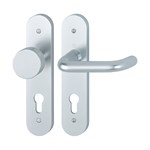 Hoppe deurkruk/knop op schild - Paris - PC 72 rechts - F1