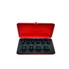 XHANDER Slagdoppenset 1/2" zeskant 10-24mm - 10-delig