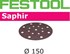 Festool Schuurschijf Saphir STF-D150/16-P80-SA/25