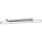 dormakaba ED100/250 glijarm (trekkend) - terugligging -30 tot + 30mm - zilver