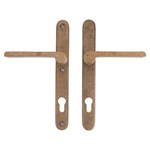 Dauby veiligheidsgarnituur kruk/kruk - Pure PH1928 + PH1928 - ruw brons - profielcilinder 92 mm