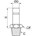 Legris - steelnippel - 6 mm x 1/8" - BSPT -  3821 06 10 - RVS 316L