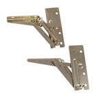 Opklaplift Vikaro nikkel glanzend links+rechts - openingshoek 90°