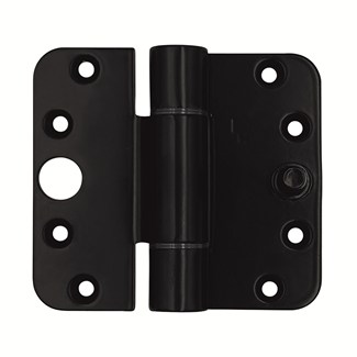 BSW Portus extra sterk veiligheidsscharnier VV 090-7/100 x 110 mm - 200 kg - mat zwart BV