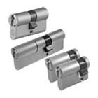 CES cilinders SKG2 gelijksluitend: 1x30/30mm+1x30/45mm+2x0/30mm