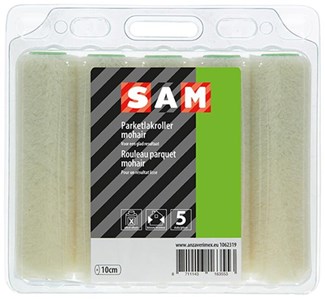 SAM parketlakroller [5x] - mohair - 10 cm 