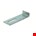 Gebr. Bodegraven elementverankering - 22x170mm - 70x8/65x12mm - verzinkt - recht slobgat