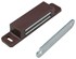 Magneet met metaalplaat 12kg bruin