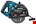 Makita CS002GZ Accu Metaal Cirkelzaag XGT 40V Max Body - 185mm     