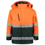Tricorp Parka ISO20471 BiColor - High Visibility - 403004 - fluor oranje/groen - maat XS