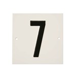 Besbo huisnummerplaat - Nr. 7 - aluminium