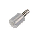 plank-/schapdrager 3 mm vernikkeld met siliconen