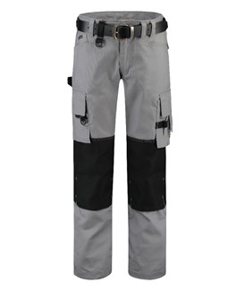 Tricorp worker canvas met cordura - Workwear - 502009 - grijs/zwart - maat 64
