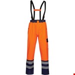 Opsial regenbroek - Darius - High Visibility - oranje/marine blauw - maat 3XL