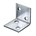 Gebr. Bodegraven versterkingshoek - 50x50mm - verzinkt - 82453.B001+barcode