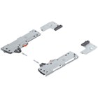 blum TIP-ON BLUMOTION SET eenheid L+R, 15-40kg voor LBX en MOV NL 350-600mm, inclusief meenemers en koppelstuk voor synchronisering Kleur: R7037 donkergrijs