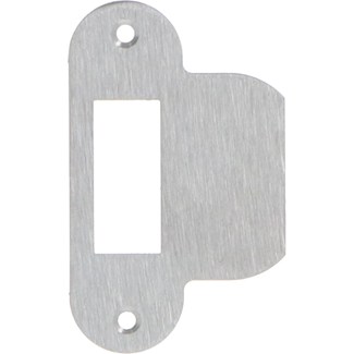 Nemef sluitplaat afgerond P1255/17/U RVS - korte lip