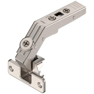 blum CLIP top hoekkastvouwdeurscharnier, zelfsluitend, topbevestiging: schroeven Kleur: vernikkeld
