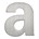 Artitec letter - A - blinde bevestiging - RVS - mat geborsteld - 92,5 mm