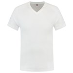 Tricorp T-shirt V-hals fitted - Casual - 101005 - wit - maat XS