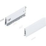 Blum MERIVOBOX zijkant M-hoogte, R+L, 270mm Kleur: zijdewit