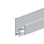 Ellen aanslagprofiel - AS25-10H - 5000mm - geanodiseerd aluminium 