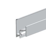 Ellen aanslagprofiel - AS25-10H - 5000mm - geanodiseerd aluminium 