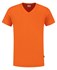 Tricorp T-shirt V-hals fitted - Casual - 101005 - oranje - maat L