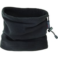 Opsial 2-in-1 nekwarmer / muts - fleece - zwart - one size