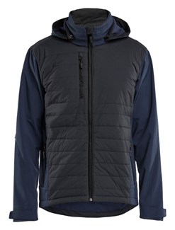 Blåkläder 4743 Hybride Jack - blauw/zwart maat L