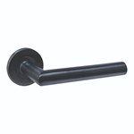 Intersteel Deurkruk Q 01 op rozet verdekt ø52x6mm PVD Zwart 