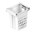 Menage confort wasmand 50l/50cm ku wit voll.uittr.