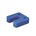 Gebr. Bodegraven drukplaten - met sleuf - 20 mm - kunststof - blauw - 48 st 