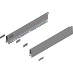 Blum MERIVOBOX zijkant N-hoogte, R+L, 450mm Kleur: indium grijs