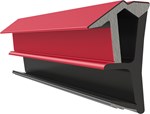 Deventer kaderdichtingsprofiel - VarioSoft SPV 12 P (folie) - zwart