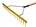 Talen tools L24C polyhark recht met steel en rand