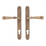 Dauby veiligheidsgarnituur kruk/kruk - Pure PH1830 + PH1830 - ruw brons - profielcilinder 92 mm
