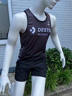 DESTIL/DEXIS Elite Running Singlet - zwart - Men - L