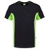 Tricorp T-shirt Bi-Color - Workwear - 102002 - zwart/limoen groen - maat XXL